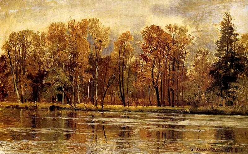Ivan Shishkin, the Golden Autumn, 1888. Oil on canvas