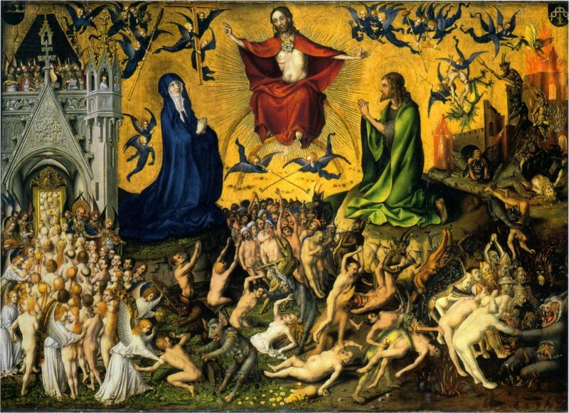Stefan Lochner, the Last Judgement, 1435
