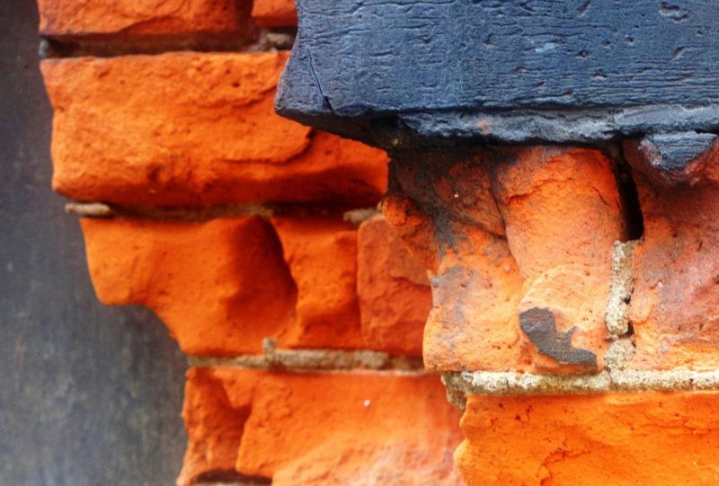 London Bricks. Worn out but holding. 