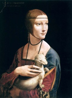 The Lady with the Ermine, Leonardo da Vinci, 1496