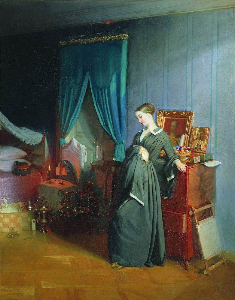 Pavel Fedotov, Widow. 1851-52