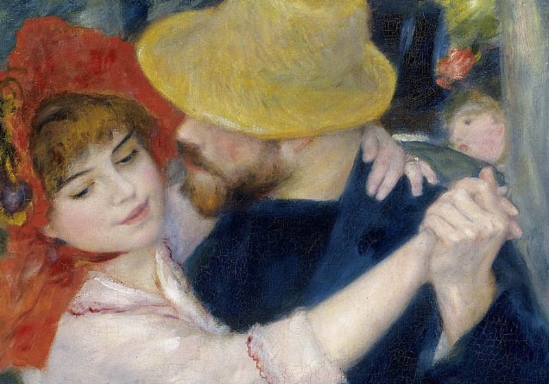 Dance at Bougival, 1883 Pierre Auguste Renoir, French, 1841 - 1919 Oil on canvas, 71 5/8 x 38 5/8 inches (181.8 x 98.1 cm) *Museum of Fine Arts, Boston. Picture Fund, 37.375 *Photograph © Museum of Fine Arts, Boston 25missing