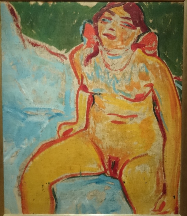 Erich Heckel, Egyptian girl, 1909