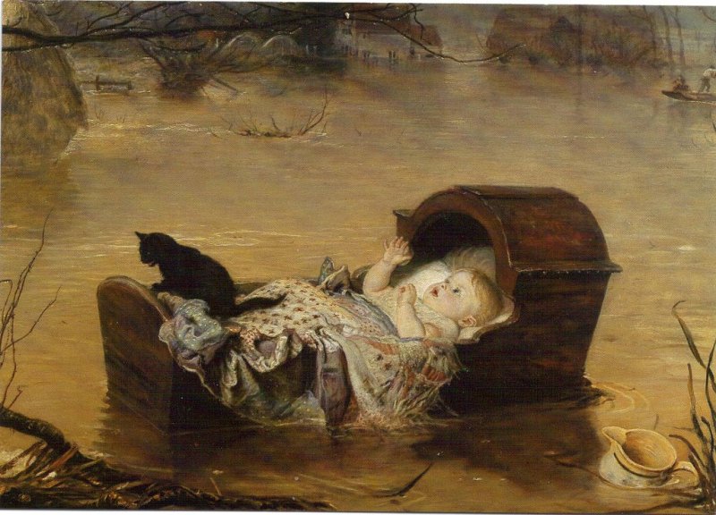 A Flood by John Everett Millais