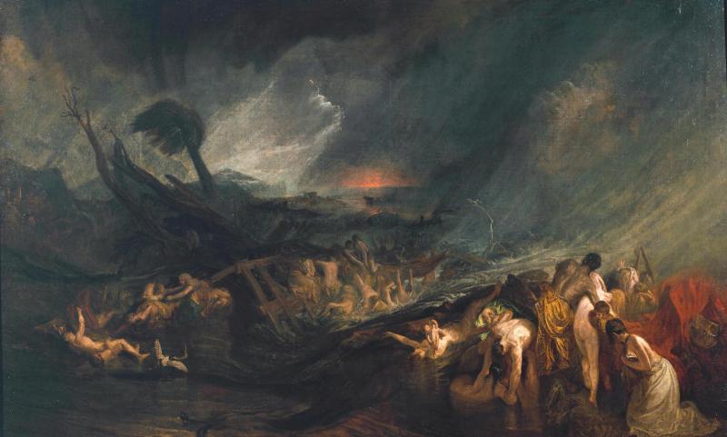The Deluge ?exhibited 1805 Joseph Mallord William Turner 1775-1851 Accepted by the nation as part of the Turner Bequest 1856 http://www.tate.org.uk/art/work/N00493