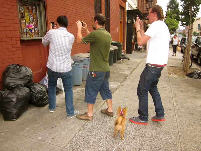 Hipsters making hipster photos