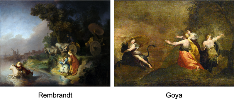 Rembrandt and Goya